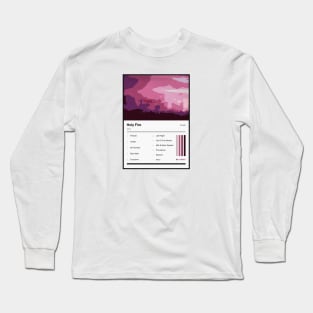 Holy Fire Tracklist Long Sleeve T-Shirt